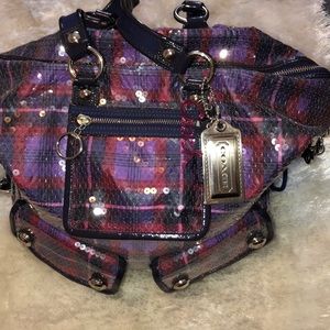 Coach Bags - COACH XL Poppy plaid handbag Coach Bags - COACH XL Poppy plaid handbag